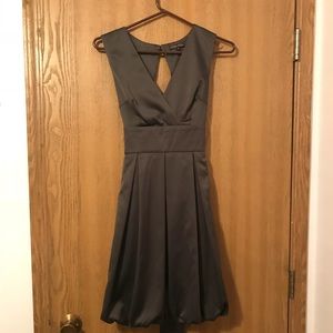 Grey cocktail dress